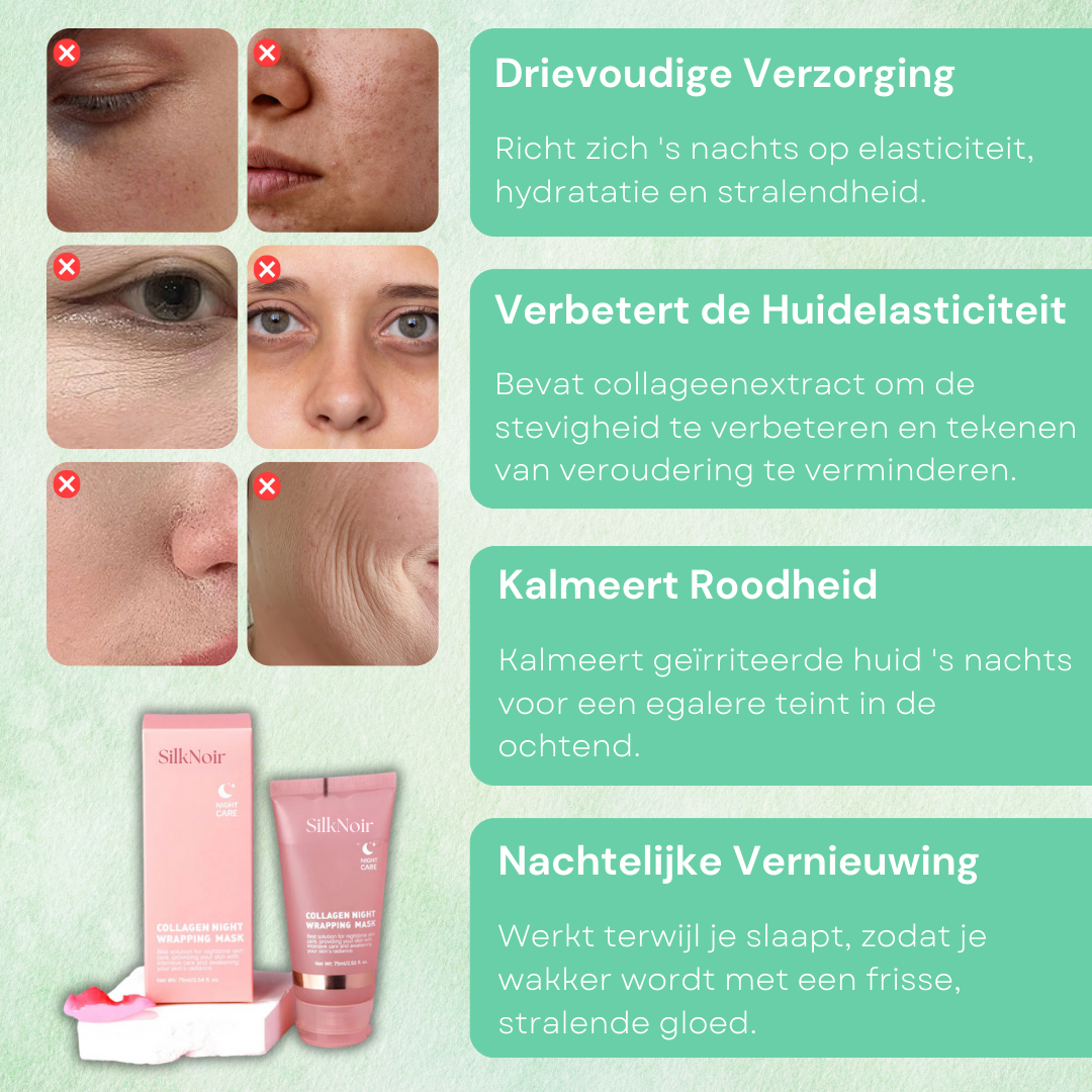 SilkNoir™ | Hydraterende Collageen Mask