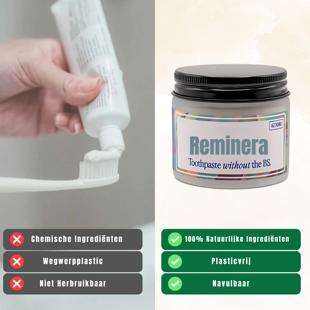 Reminera™ | Helende Tandpasta Tabletten