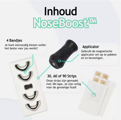 NoseBoost™ Magnetische Ademhalingsband